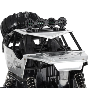 Samochód zdalnie sterowany na pilota RC Rock Crawler 1:12 4WD METAL srebrny