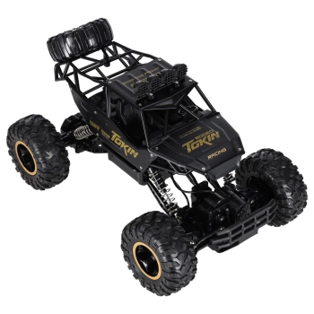 Samochód zdalnie sterowany na pilota RC Rock Crawler 1:12 4WD METAL czarny