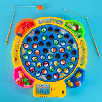 Gra zręcznościowa rodzinna rybki łowienie 45 rybek + 4 wędki