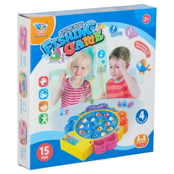 Gra zręcznościowa rodzinna rybki łowienie 15 rybek + 4 wędki