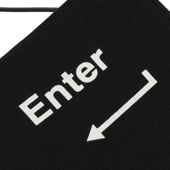 Klawisz ENTER duża antystresowa poduszka USB