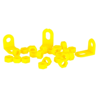 Wkrętarka wiertarka śrubki klocki konstrukcyjne zestaw majsterkowicza walizka 151 elementów