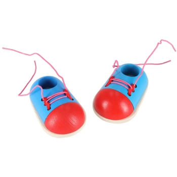 Zestaw edukacyjny do nauki wiązania sznurowadeł 2 szt.