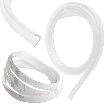 Taśma silikonowa zabezpieczająca kanty narożniki krawędzie transparentna 1m