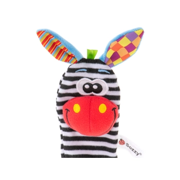 Grzechotka zabawka skarpetki na nóżki stopy 2szt.