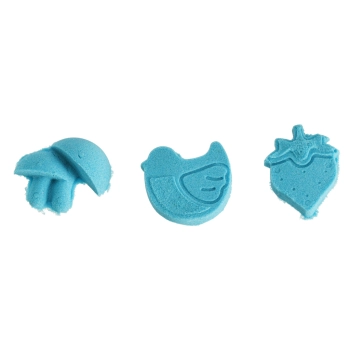 Piasek dla dzieci 1kg w woreczku niebieski