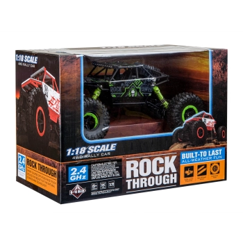 Samochód zdalnie sterowany na pilota RC Rock Crawler HB 2,4GHz 1:18 zielony