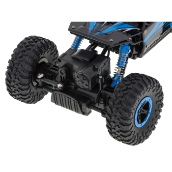 Samochód zdalnie sterowany na pilota RC Rock Crawler HB 2,4GHz 1:18 niebieski