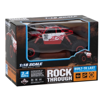 Samochód zdalnie sterowany na pilota RC Rock Crawler HB 2,4GHz 1:18 czerwony