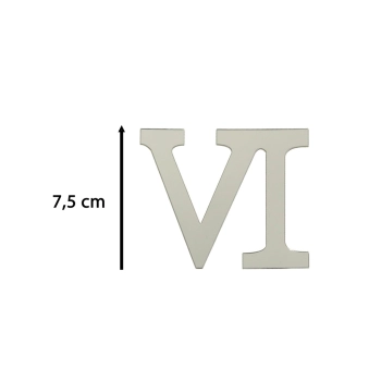 Zegar Ścienny naklejany DIY 3D regulowany rzymski srebrny 130cm