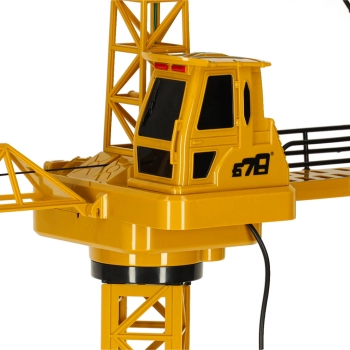 Dźwig Żuraw budowlany zdalnie sterowany RC z hakiem 4CH 128cm