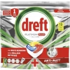 Dreft Platinum Plus Anti-Matt Tabletki do Zmywarki 19 szt.