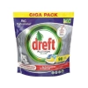 Dreft Platinum Lemon Kapsułki do Zmywarki 90 szt.