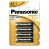 Panasonic Alkaline Power Baterie AA 4 szt.