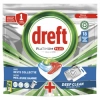 Dreft Platinum Plus All in One Kapsułki do Zmywarki 18 szt.