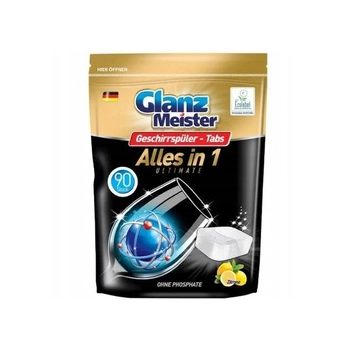 GlanzMeister All in 1 Zitrone Tabletki do Zmywarki 90 szt.