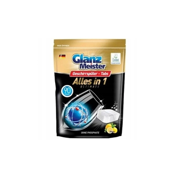 GlanzMeister All in 1 Zitrone Tabletki do Zmywarki 90 szt.