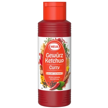 Hela Curry Gewürz Ketchup Leicht Scharf 300 ml