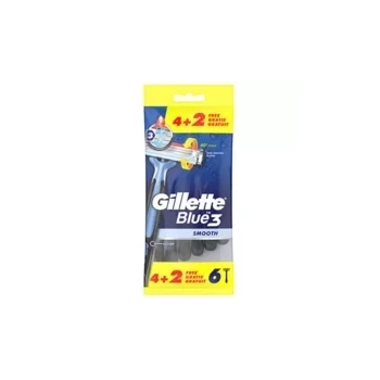 Gillette Blue 3 Smooth Jednorazowa Maszynka do Golenia 6 szt.