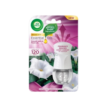 Air Wick Smooth Satin & Moon Lily Elektryczny Odświeżacz Komplet