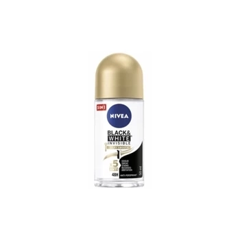 Nivea Black&White Silky Smooth Antyperspirant Roll-On 50 ml