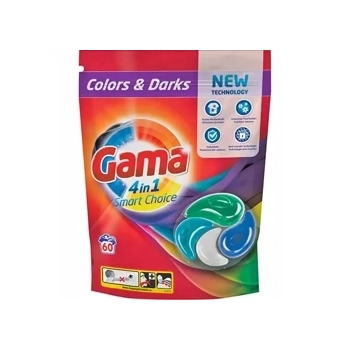 Gama 4 in 1 Colour&Dark Kapsułki do Prania 60 szt.