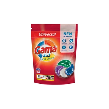 Gama 4 in 1 Universal Kapsułki do Prania 60 szt.