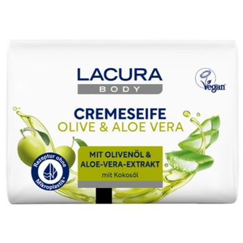 Lacura Olivenöl & Aloe-Vera-Extrakt Mydło w Kostce 150 g