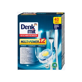 Denkmit Multi-Power 12 Tabletki do Zmywarki 40 szt.