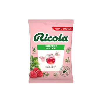 Ricola Himbeere Melisse Cukierki bez Cukru 75 g