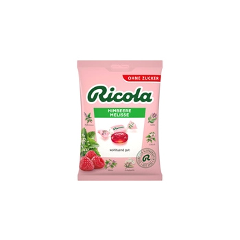 Ricola Himbeere Melisse Cukierki bez Cukru 75 g