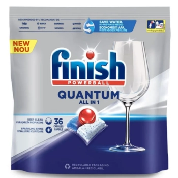 Finish Powerball Quantum Al in 1 Tabletki do Zmywarki 36 szt.