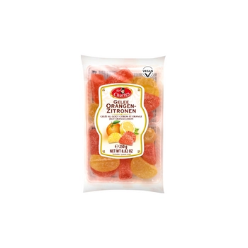 SirCharles Galaretki w Cukrze Cytrynowo-Pomarańczowe 250 g