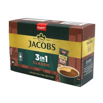 Jacobs 3 in 1 Classic 10 szt.