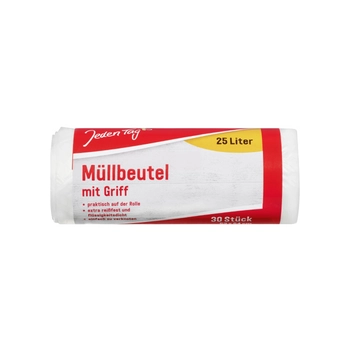 Jeden Tag Worki na Śmieci z Uchwytem 25 l 30 szt.