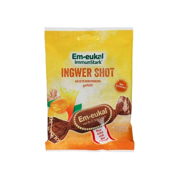 Em-eukal Ingwer Shot Cukierki z Imbirem i Kurkumą 75 g