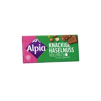 Alpia Haselnuss Vollmilch Czekolada Mleczna z Orzechami 100 g