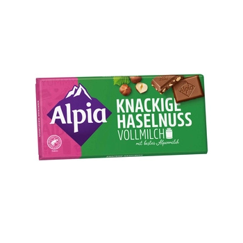 Alpia Haselnuss Vollmilch Czekolada Mleczna z Orzechami 100 g