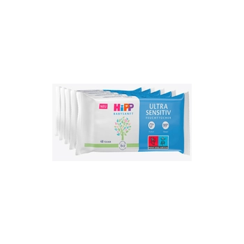 Hipp Ultra Sensitive Chusteczki Nawilżane (5x48 szt.) 240 szt.