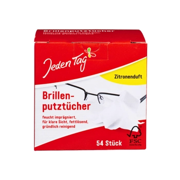 Jeden Tag Chusteczki do Czyszczenia Okularów 54 szt.