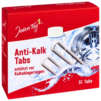 Jeden Tag Anti-Kalk Tabs Tabletki Przeciw Osadzaniu się Kamienia 51 szt.