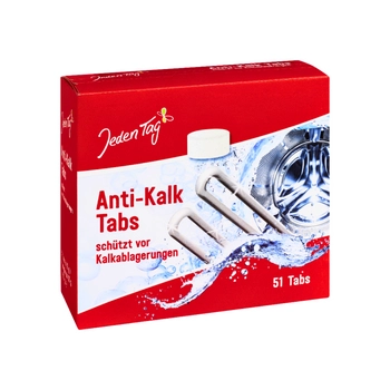Jeden Tag Anti-Kalk Tabs Tabletki Przeciw Osadzaniu się Kamienia 51 szt.