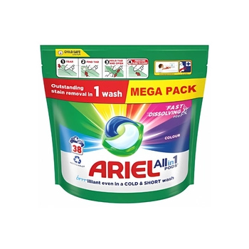 Ariel All in 1 Color Kapsułki do Prania 38 szt.
