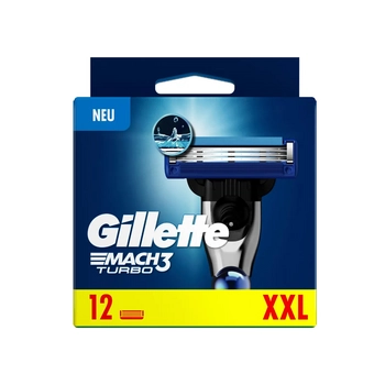 Gillette Mach3 Turbo Ostrza 12 szt.