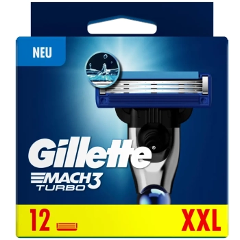 Gillette Mach3 Turbo Ostrza 12 szt.
