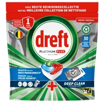 Dreft Platinum Plus all in one Kapsułki do Zmywarki 30 szt.