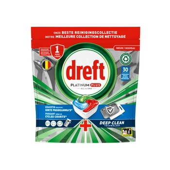 Dreft Platinum Plus all in one Kapsułki do Zmywarki 30 szt.