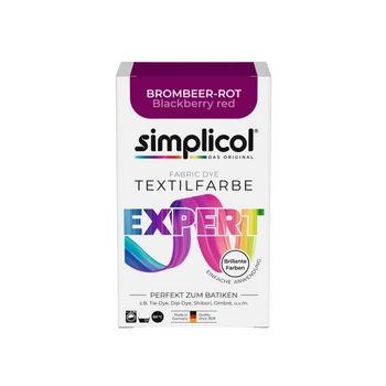 Simplicol Expert Barwnik do Tkanin Brombeer Rot Czerwona Jeżyna