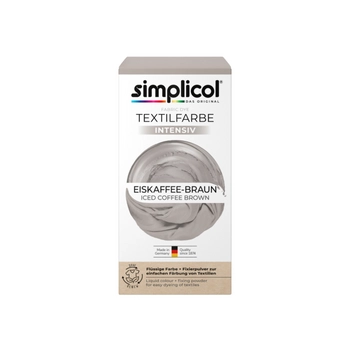 Simplicol Intensiv Barwnik do Tkanin Eiskaffee-Braun Kawa Mrożona