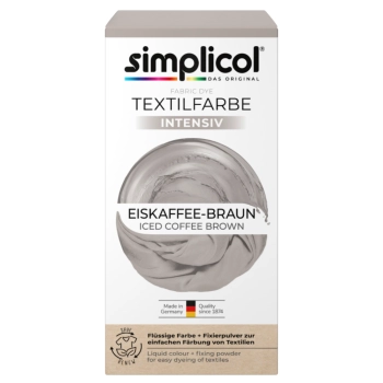 Simplicol Intensiv Barwnik do Tkanin Eiskaffee-Braun Kawa Mrożona
